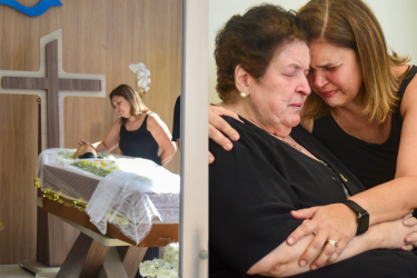 Velório do ator Gerson Brenner